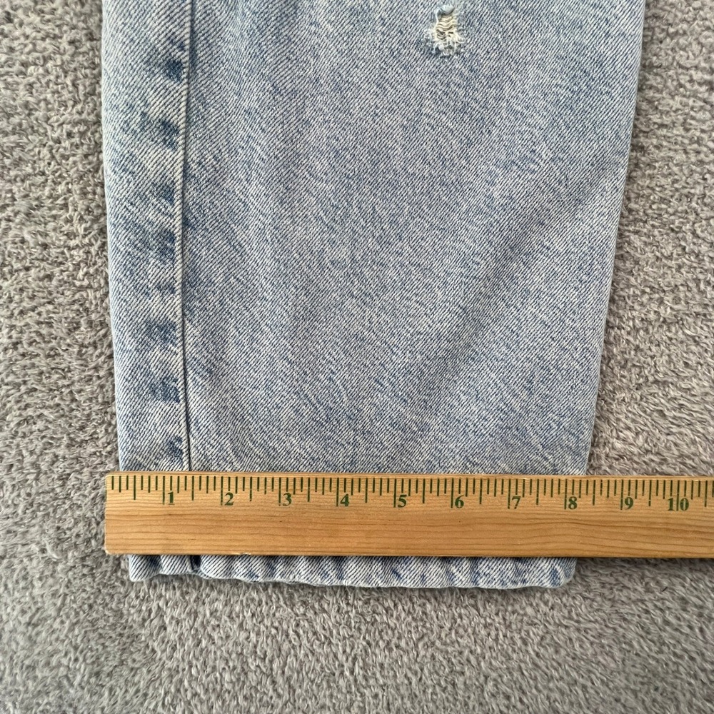 Aeropostale Low Rise Cargo Jeans Womens Small Light Y2K Distressed Utility Pants - Picture 6 of 15